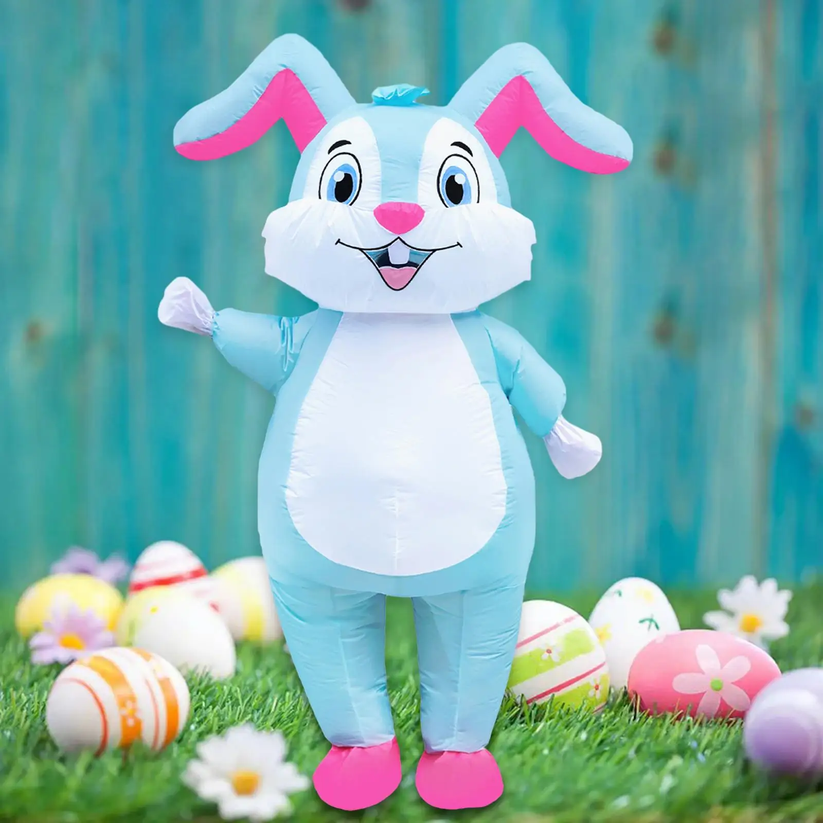 Easter Bunny-インフレータブルコスチューム,ドレスアップ,動物,カーニバル,ステージパフォーマンス,休暇,ロールプレイ,フェスティバル