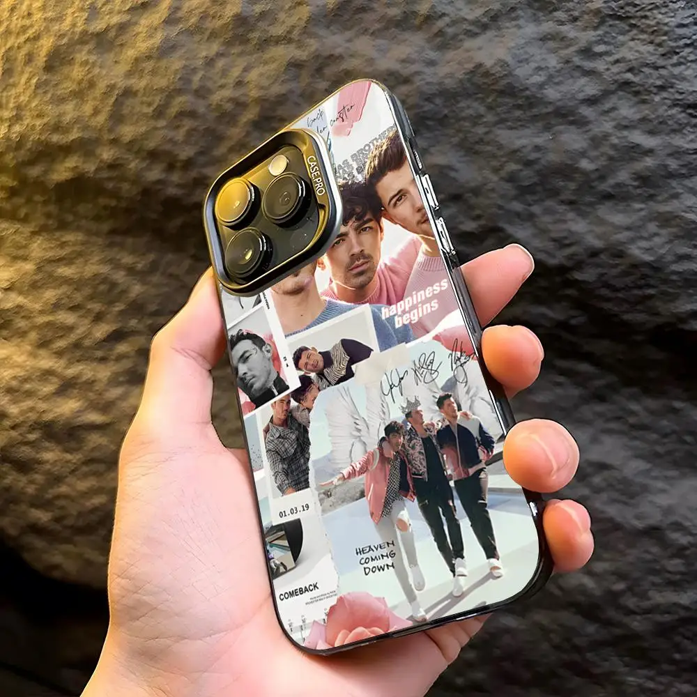 J-Jonas B-Brothers Phone Case Matte Colored Silver For Samsung Galaxy A05 A04 A31 A32 A33 A34 A53 A54 Luxury Cover