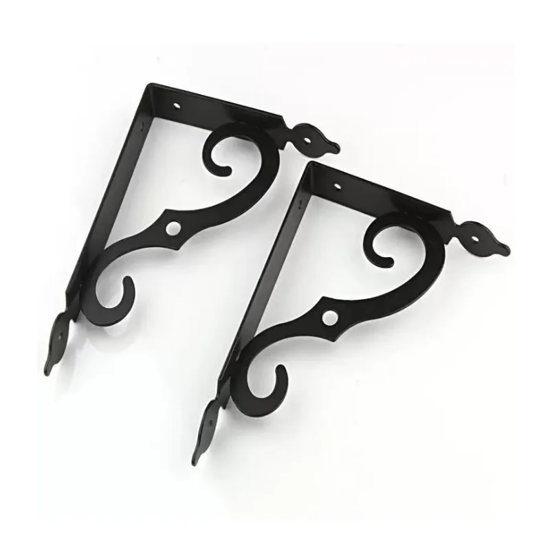 2pcs Triangular Bracket Laminated Partition Fixing Storage Rack Supports Load-Bearing Right Angle Tripod on the Wall