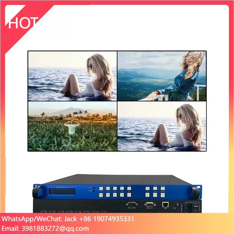 

Matrix Switcher 4x8 8x8 EDID RS232 8 Displays 4k Matrix Switch 8x8