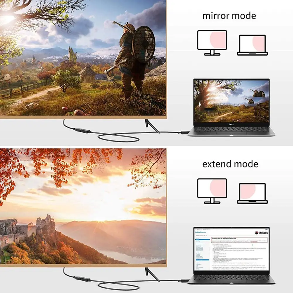 Kabel 8K 60Hz DP męski na żeński Port wyświetlacza przedłużacz do monitora HDTV projektor do laptopa Splitter DP DisplayPort 1.4