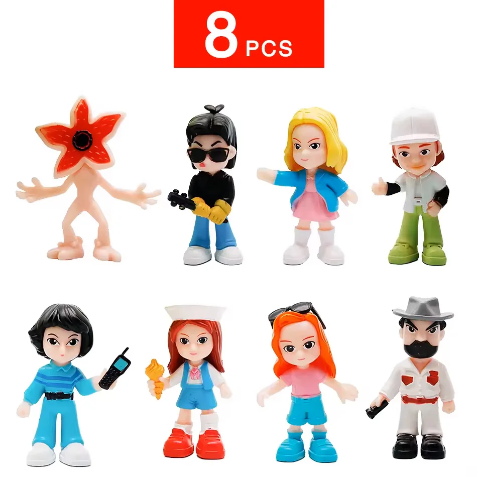 لعبة شخصية تلفزيونية غريبة يلعبون شخصية ويل بايرز أحد عشر دمى شخصيات الحركة كعكة جمع هدية تزيين