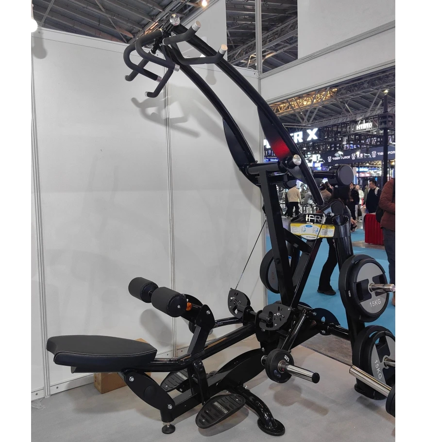 

Commercial Use 5000kg Load Steel Lat Pulldown Machine Durable 1.6T Comprehensive Fitness Exercise Trainer Metal Seated Safety