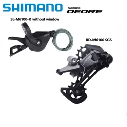 Shimano DEORE M6100 Shifter Rear Derailleur 12s Shifter Lever Rear Derailleur SL M6100 Spec EV RD M6100 SGS MTB Bike Mini Set
