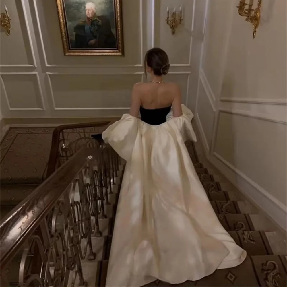 Aangepaste prachtige zeemeermin ruches dames galajurk charmant uit de schouder vloerlengte feestjurk dames avondjurk