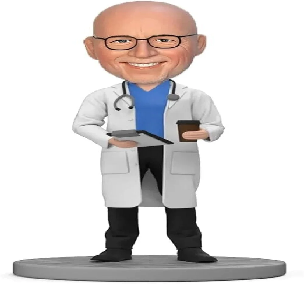 

Doctor Bobbleheads,100% Full Polymer Clay Personalized Custom Bobble Head,Customized Unique Handmade Bobbleheads Figurine Gift f