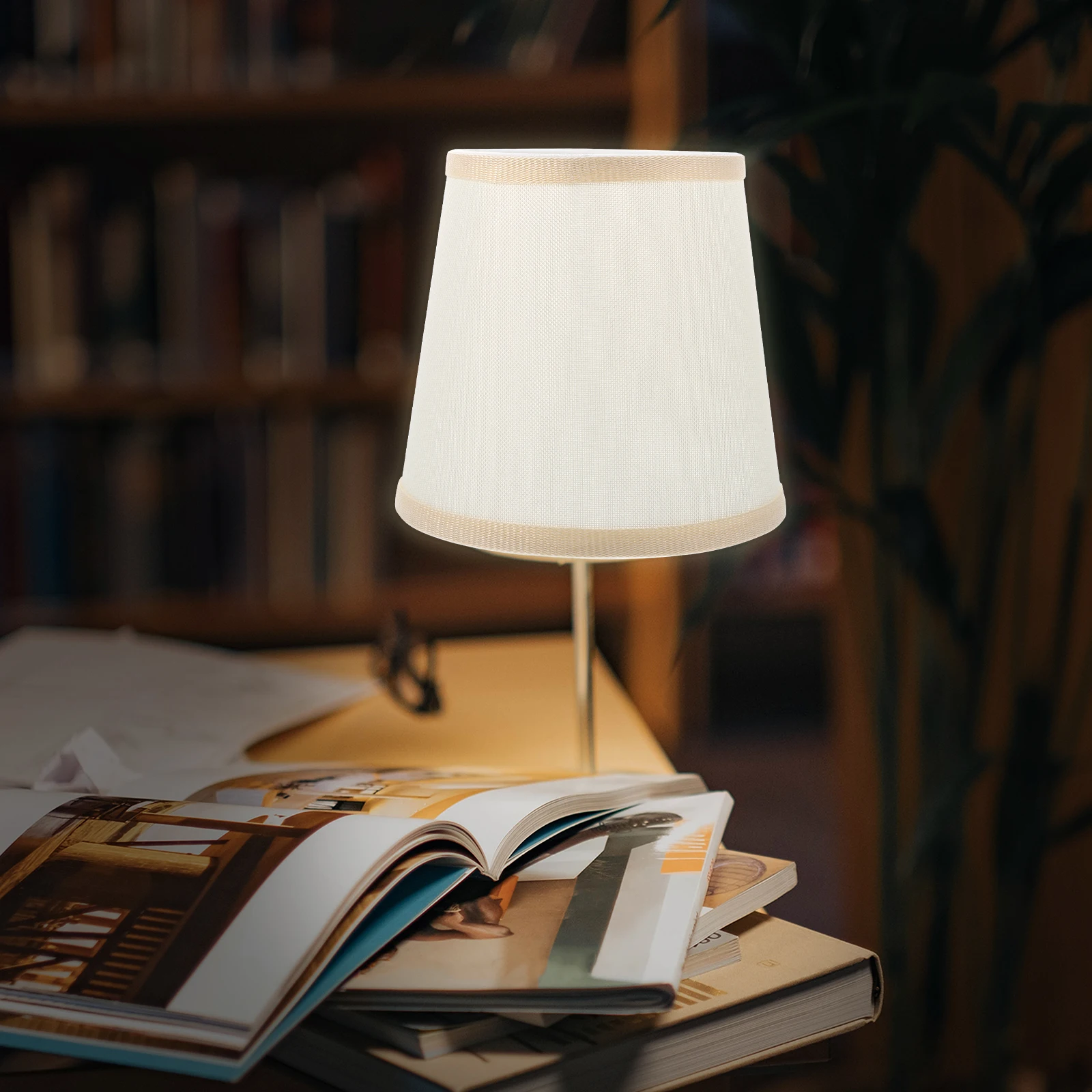 

PVC Fabric Lampshade Dustproof Cover Simple Home Decor E14 Thickened Accessory Floor Desk Ceiling Wall Lighting
