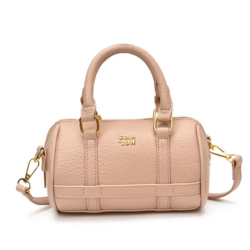 

Luxury Leather Diaper Bag For Women Casual Simple Shoulder Bag Original Retro Square Satchel High End Minimalist Tote