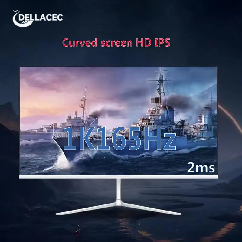 Curved Surface 24 Inch IPS Wide Viewng Angle 178% 2MS 1K165Hz 1920 × 1080 DP+HDMI