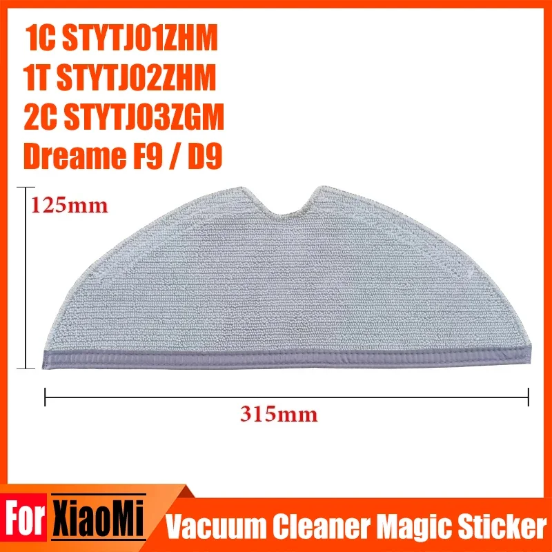 XiaoMi Mi Robot Vacuum-Mop Accessories for 1C/1T/2C STYTJ01ZHM/STYTJ02ZHM/STYTJ03ZHM Dreame F9/D9/L10 Pro