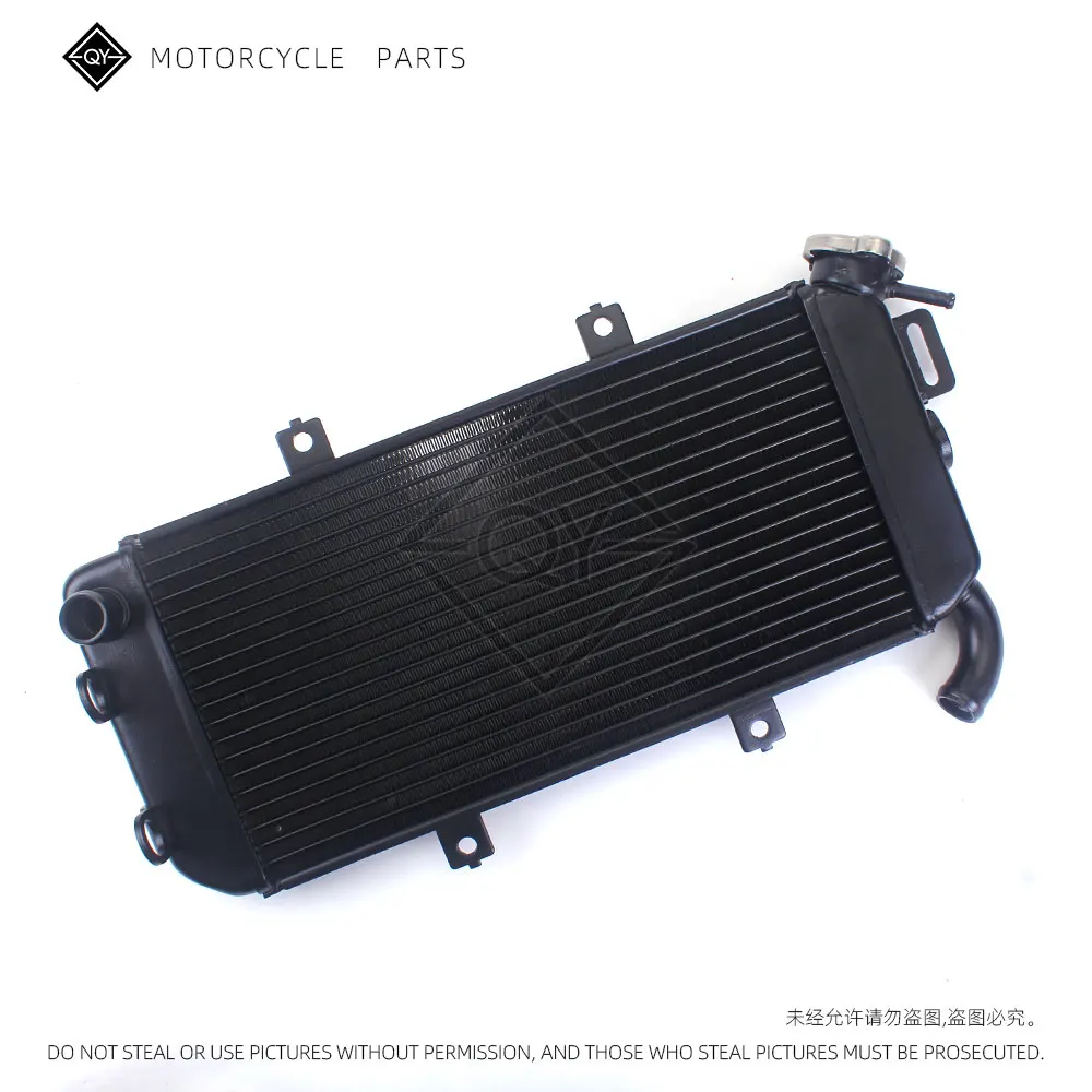 LQYL Motorcycle Aluminum Engine Cooling Radiator Cooler For KAWASAKI ER6N ER-6R ER6F ER-6F NINJA 650R 2006 2007 2008