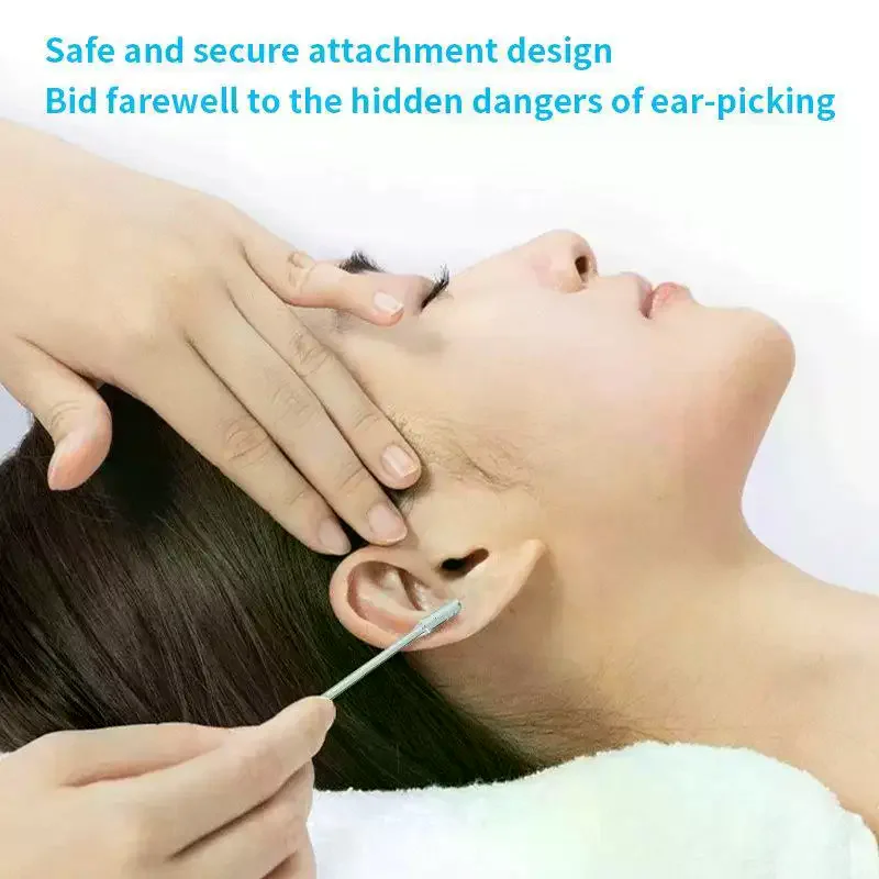 24Pcs Silicone EarWax Remover Sticky Ear Pick Not Hurt Ear Digging Spoon Ear Digging Earwax Remover For Older Adults Kids