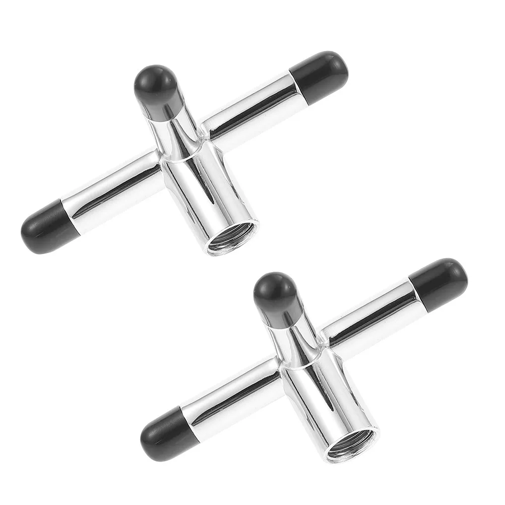 

2Pcs Metal Cross Bridge Head Slip-on Portable Billiards Cue Support Pool Cue Stick Bridge for Snooker Table Accessories