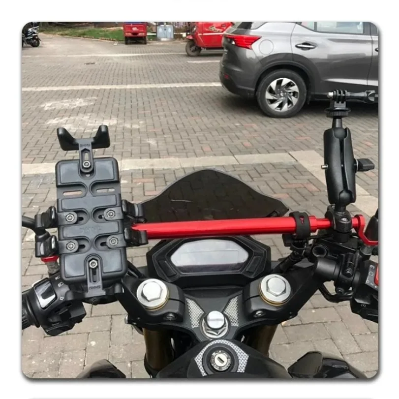 Scooter Handlebar Accessory Mounts For LONGJIA XDV150si XDV300i XDV250Si  Mobile Navigation DVR Mount Support Bar