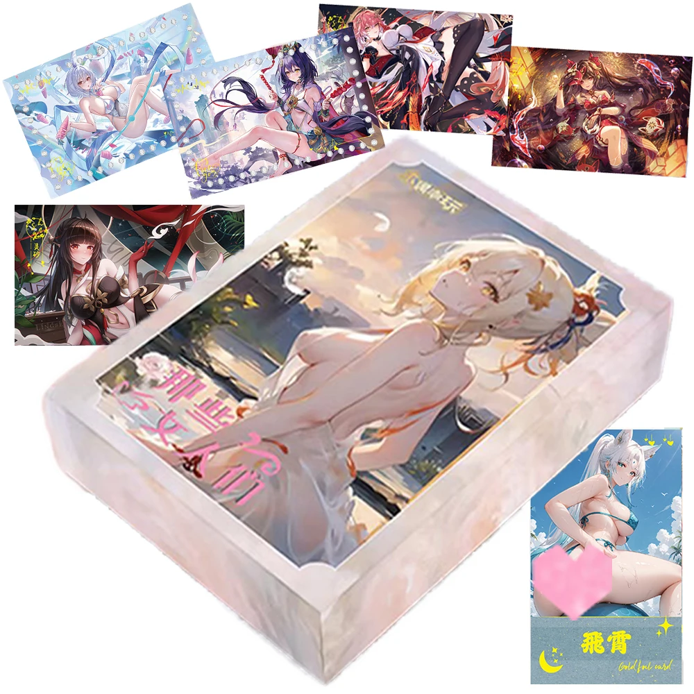 Those Women Collection Card For Children Goddess Story Kamisato Ayaka Raiden Shogun Cute Anime Girl Limited Game Card Kids Gifts