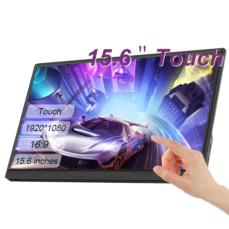 LANLIPU14`15.6`16 inch Portable Monitor FHD 1200P USB-C HDMI External Second Screen for Mac Laptop PC Switch Xbox PS4/5