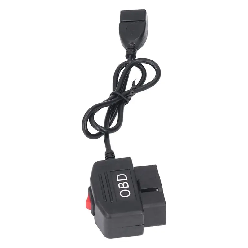 Best-Selling 2X Dash Cam Hardwire Buck Line OBD To USB Adapter Cable For Dashcam Mirror Carplay Monitor DVR Charger