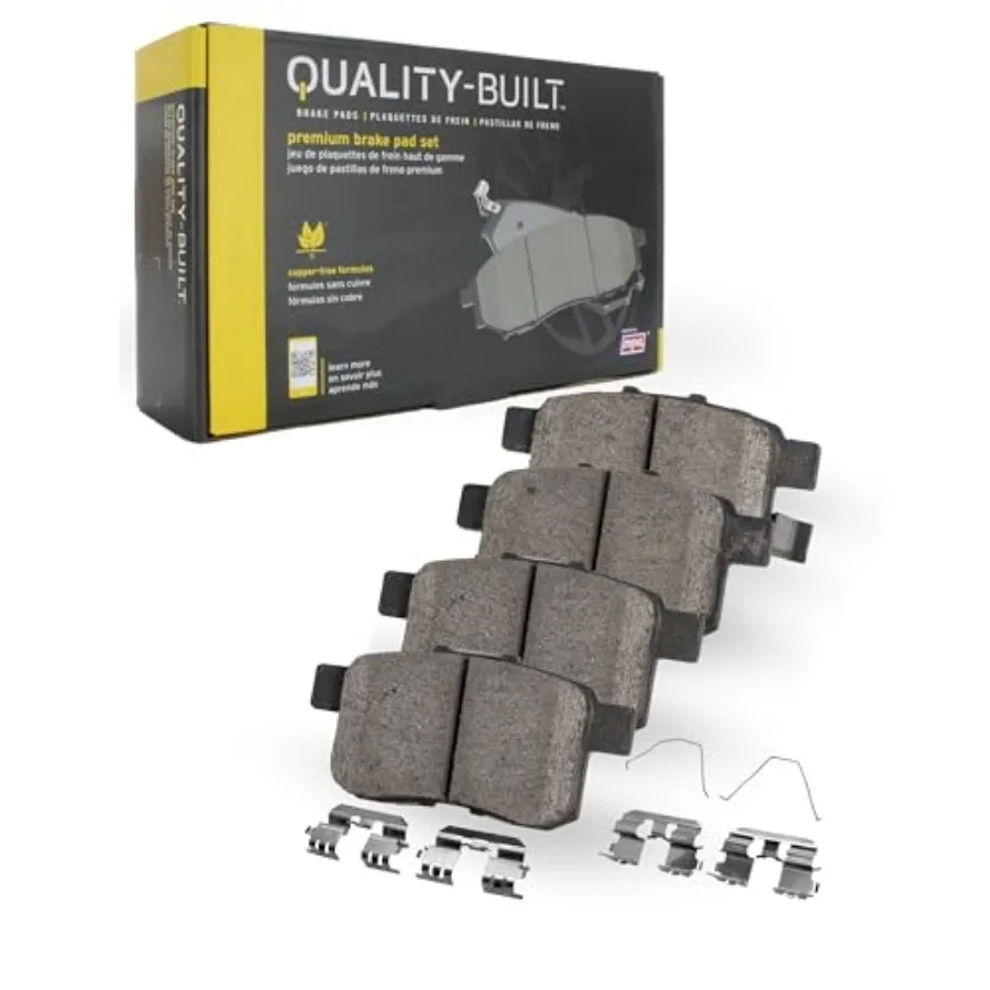 

Front Semi-Metallic Brake Pads Premium Compatible with 2014-2023 Audi/Seat/Volkswagen A3 A3 Quattro A3 Sportback e-tron Arteon
