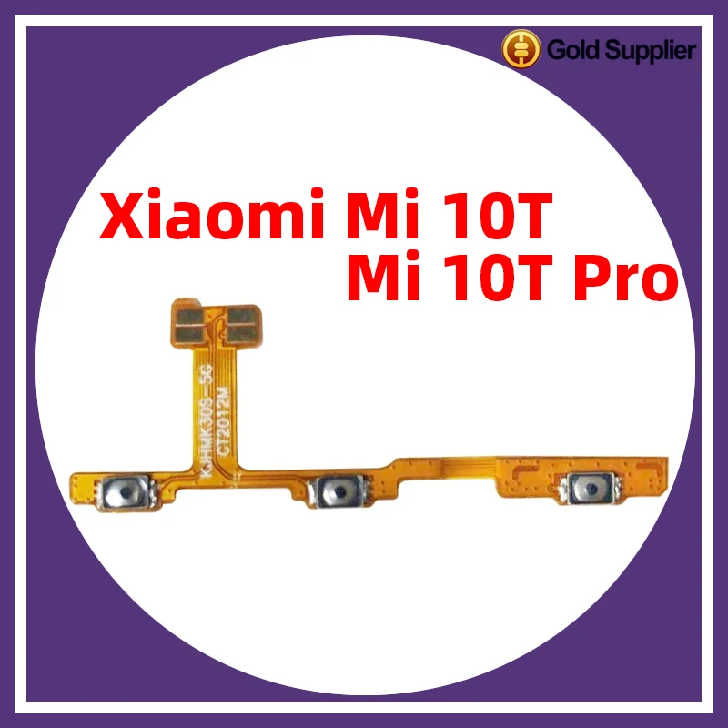 

For Xiaomi Mi 10T mi 10T Pro Power ON OFF Volume Camera Key Button Switch Flex Cable Replacement