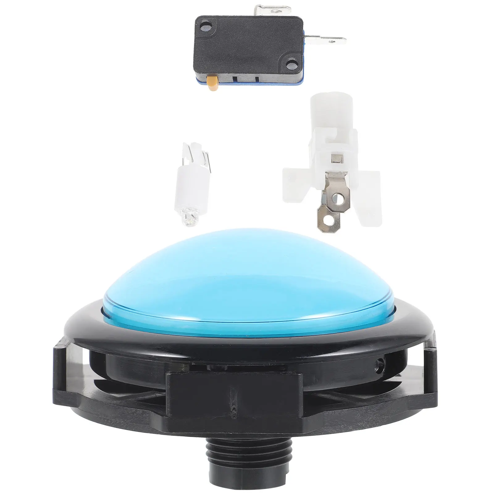 Pièces de rechange pour Machine de jeu à bouton poussoir rond, avec interrupteur éclairé par LED, pour Gadgets domestiques et équipements de jeu