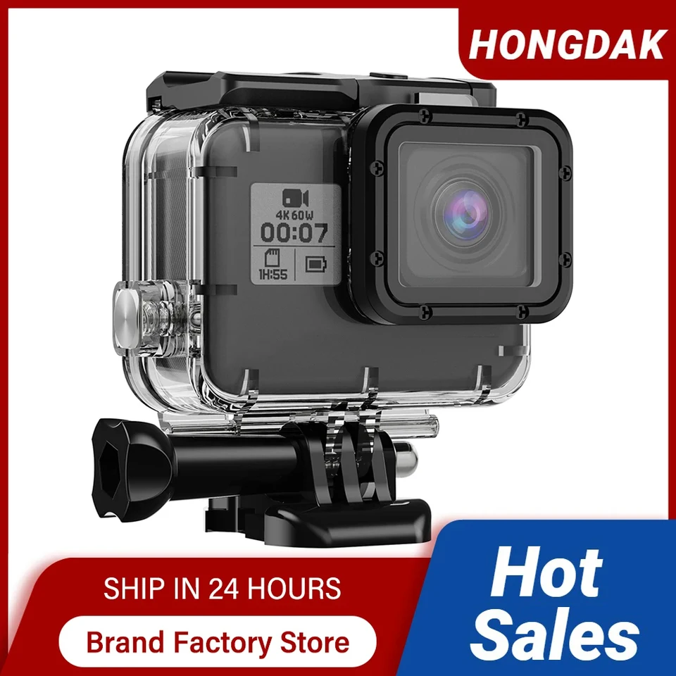 GoPro Hero 7 6 Black Waterproof Housing For Go Pro 7 6 5 Black