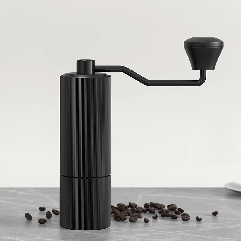 

Portable Manual Coffee Grinder, 25g Coffee Powder Maker, Hand Adjustable, 420 Stainless Steel, Conical Burr, Send Cleaning Brush