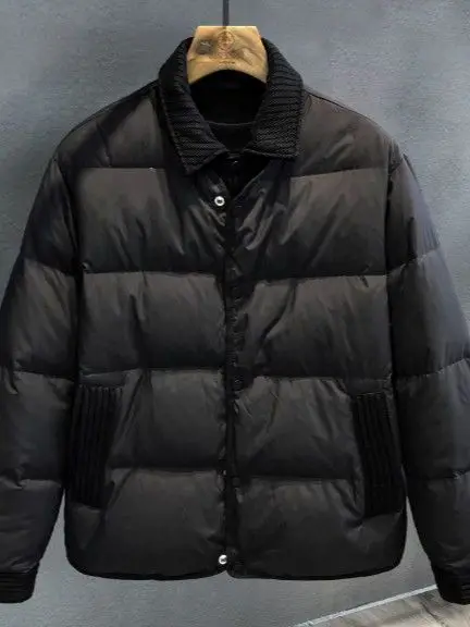 

Casual Cotton Jaet Men's Trendy Outerwear Stand Fit Long Sve Polyester Fiber Youth Winter Collection No Brand