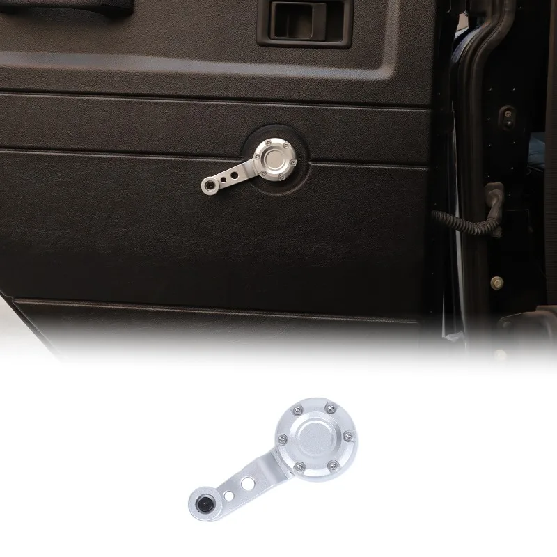 

Aluminum alloy Stainless steel Rear Window Lift Lever Window Control Lever for Land Rover Defender 2004-2018 Car Accessories