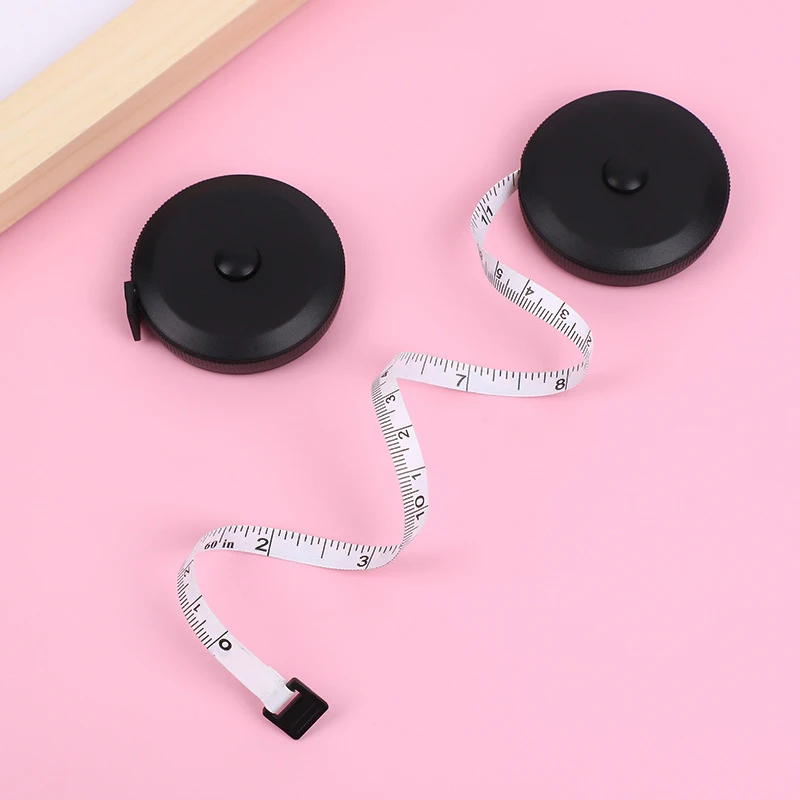 150cm Mini Tape Meter Tape Tailor Ruler Keychain Measuring Tape Clothing Size Tape Measure Portable Sewing Tools Accessory