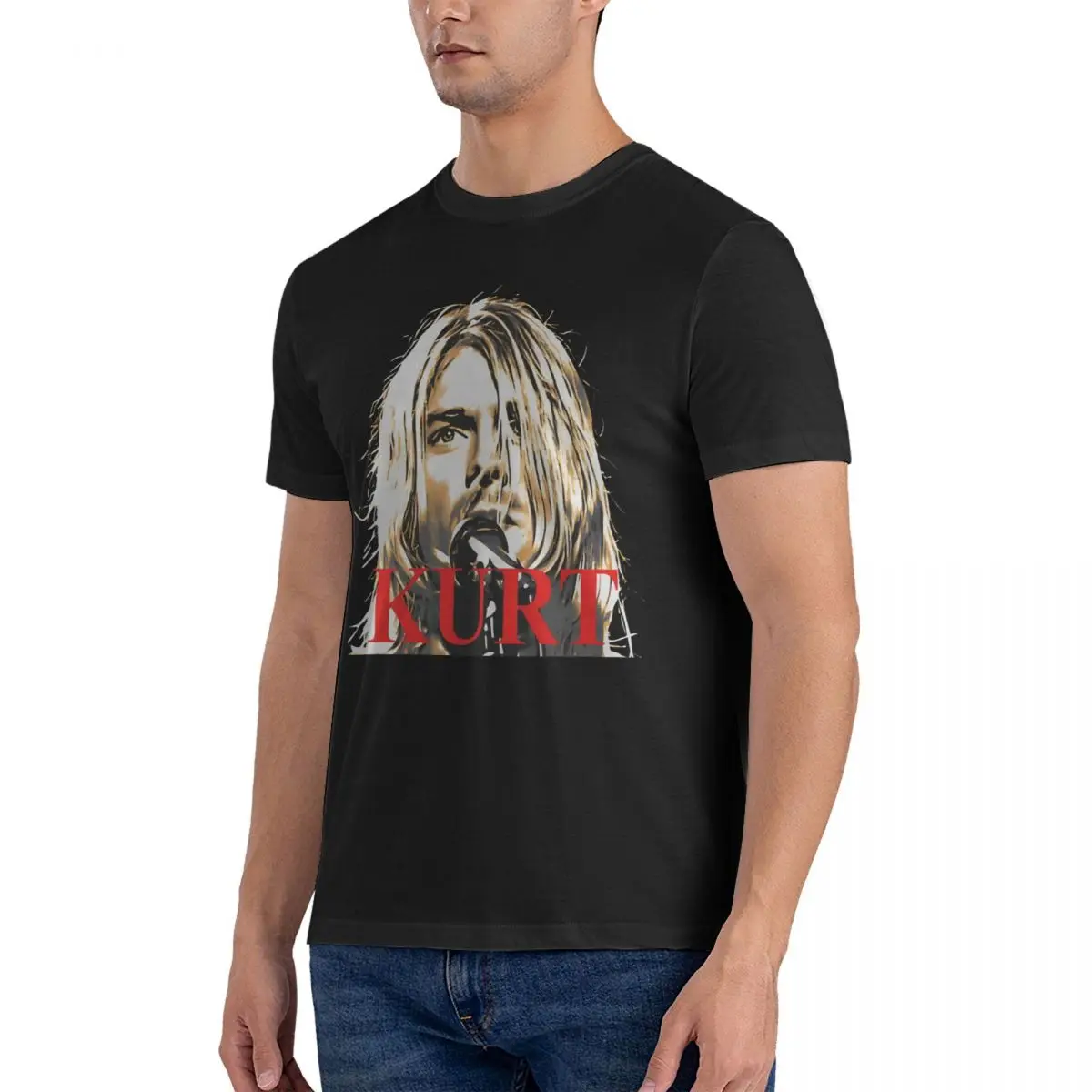 Men graphic T-Shirt From Nirvana Utero Fashion Pure Cotton Tee Shirt Short Sleeve Utero T Shirt Crewneck Clothes tops fugees