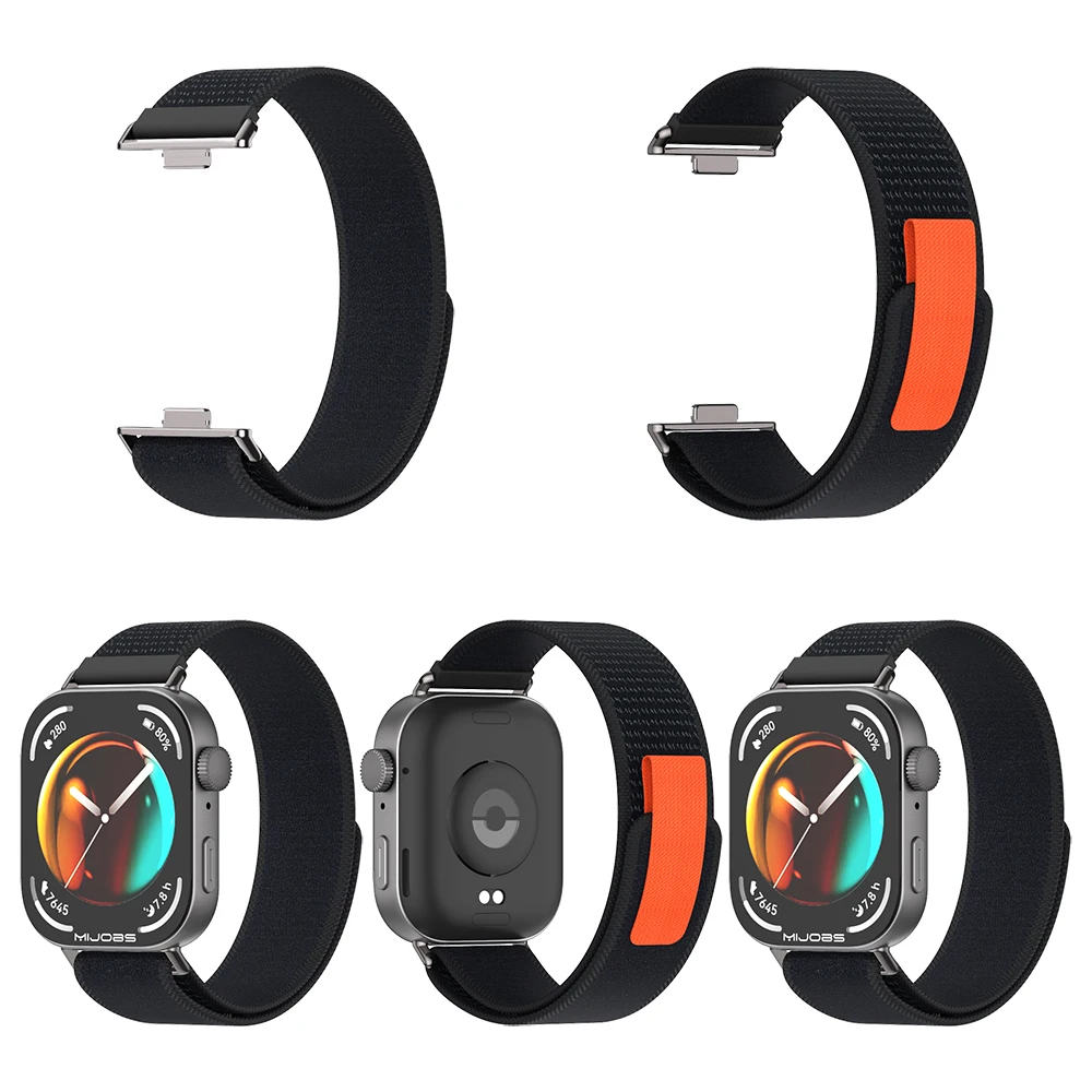 حزام لساعة Huawei Watch Fit 4 سوار معصم من النايلون لساعة Huawei fit Watch 4 Pro لملحقات حزام الساعة Huawei Watch Fit 3