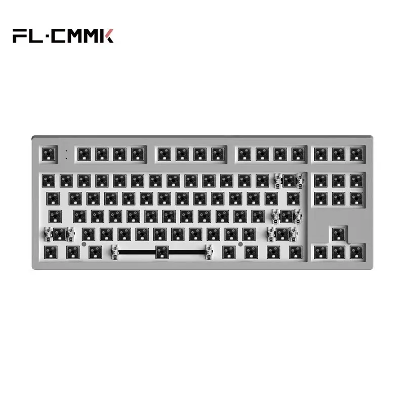 Fl · Esports Mk870 Bedraad Mechanische Toetsenbord Kit 87-Key Hot-Swappable Full-Key Rgb Compatibel 3/5-Pin Schakelaar Ondersteuning Driver