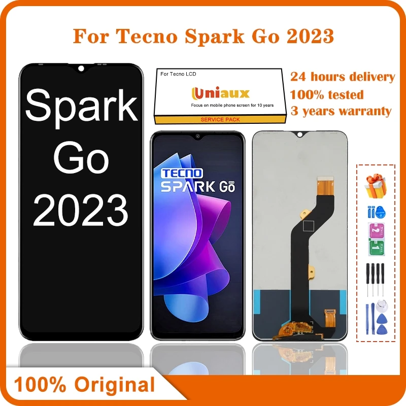 

For Tecno Spark Go 2023 Mobile Phone LCD Screen Display assembly Touch Screen LCD Panel Replacement