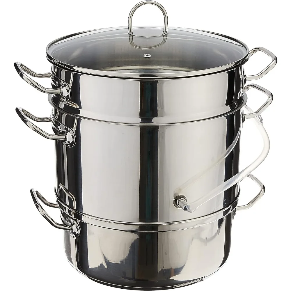 

619 Stainless Steel Steamer/Juicer