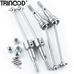 TRINOOD Steel Front CVD Drive Shaft Rear Dogbone for 1/16 HBX 16889A 16889 16890 16890A SG1601 SG1602 RC Truck Parts