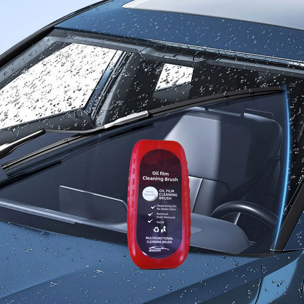 Car Windshield Cleaner Removes Dirt Car Glass Sponge Cleaning Brush Windshield Oil Film Cleaner Glass Oil Film Cleaning Brush