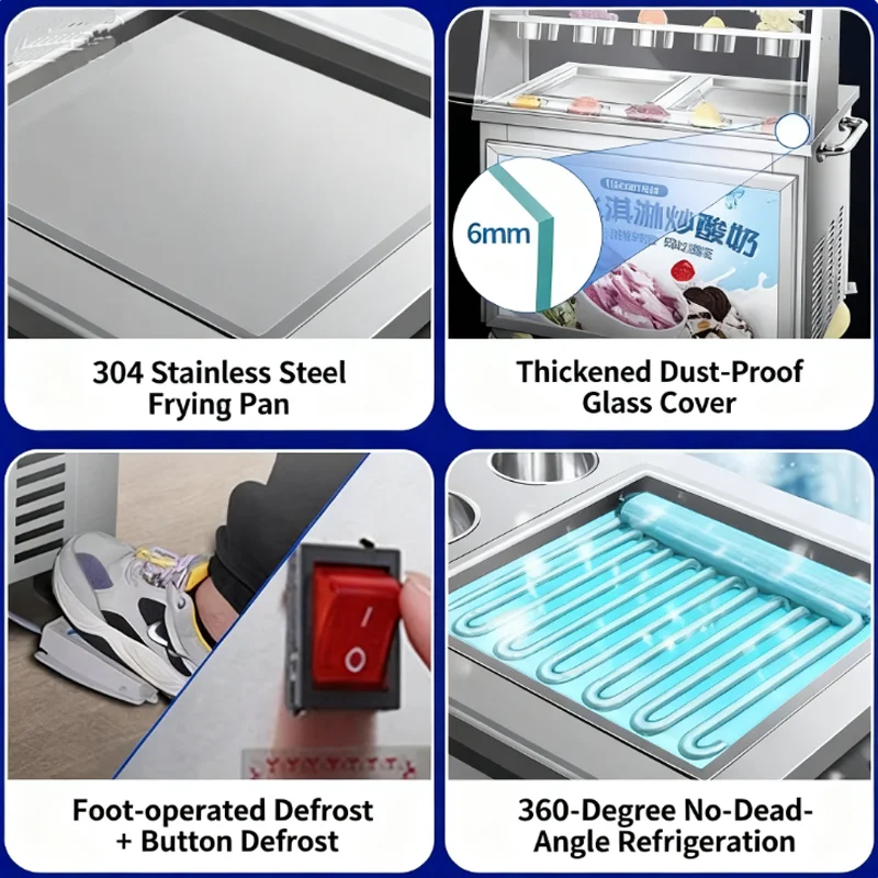 1600W Double Pot Double Pressure Yogurt Maker High Quality for Making Creamy Yogurt at Home and in Small Businesses