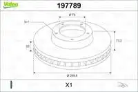 

197789 F32 brake disc ON F20 F30 F32 F34 F36