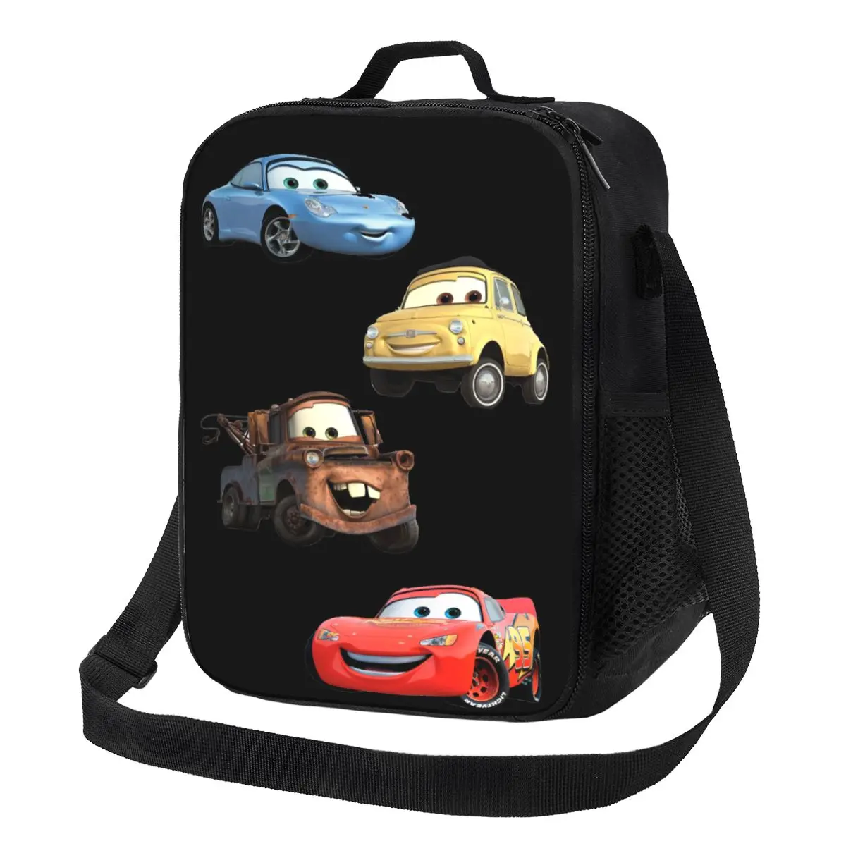 

Пользовательские Молния Маккуин аниме изолированные сумки для обеда для женщин портативный термохолодильник еда бенто коробка школьная