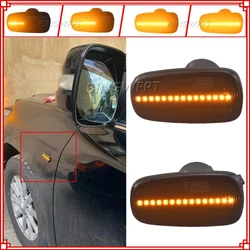 Dynamic LED Turn Signal Light Side Marker Lamps For Toyota Prius Kluger Wish Land Cruiser 200 Prado 120 RAV4 Altezza Lexus IS300