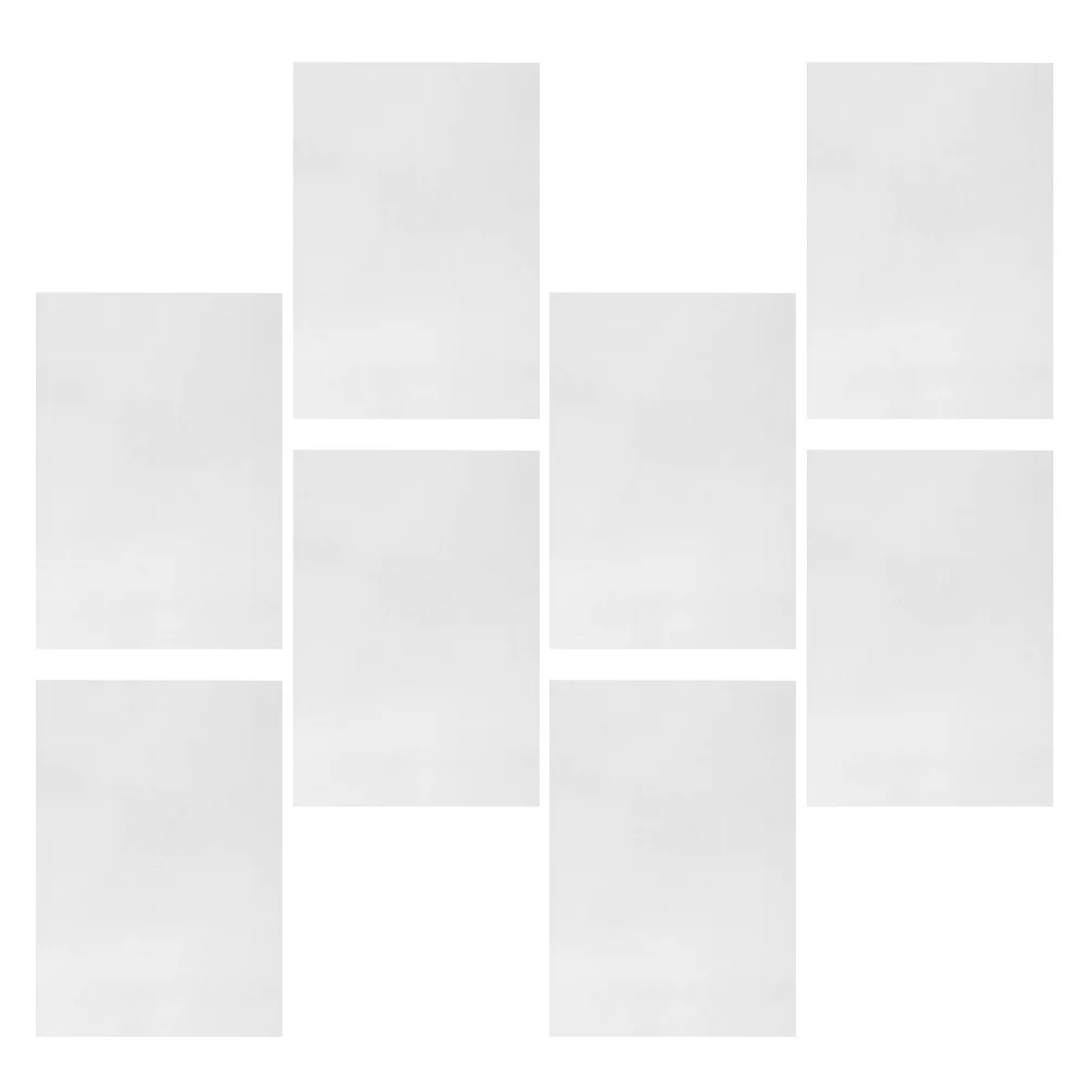 8 قطعة ليلة متوهجة الحرارة يتقلص ورقة شفافة Diy بها بنفسك مادة الحرفية مضيئة للمجوهرات سلاسل المفاتيح الحلي توهج في الظلام