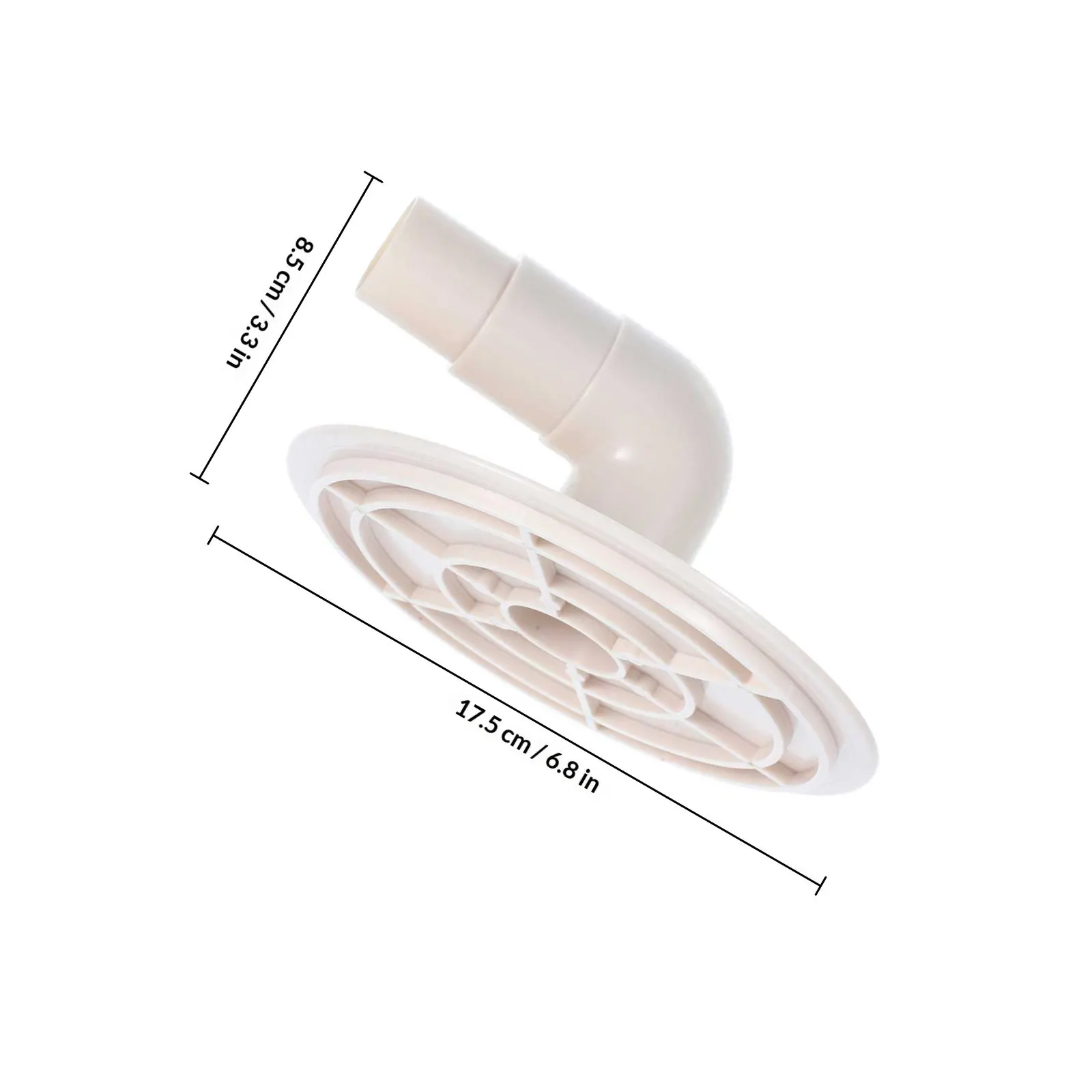 Pool Skimmer Vacuum Base Adapter Plate Elbow Replacement Part Compatible Vacuum Hose Pool Cleaning Accessory