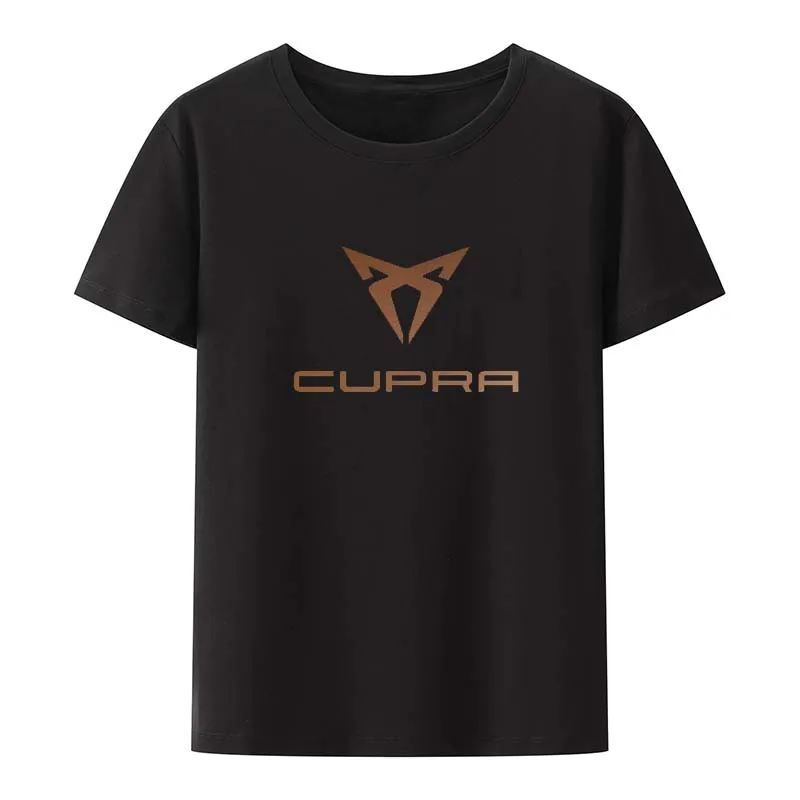 Brand Car Logo T-shirts Men Women Print CUPRo Logo T-shirt O-Neck Short Sleeves Oll Seosons Cosuol Cool Top Tee T Shirt