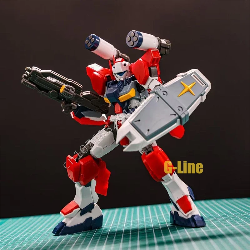 

ZERO HG 1/144 G-Line Red Action Figure Rx-81LA PB Limit Standard Armor Assembly Model Kit Robot Collect Plastic Ornament Toy