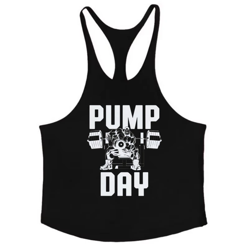 قميص بدون أكمام من macho man مصنوع من القطن 100%، جلسات رفع الأثقال للرجال سريعة الجفاف بدون أكمام، قمة بناء العضلات للياقة البدنية #1