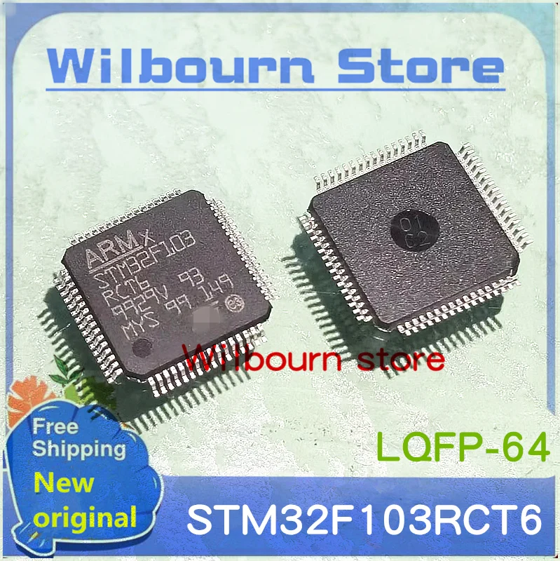 5PCS/LOT STM32F103RCT6 STM32F103RCTb STM32F103 RCT6 LQFP-64 New original