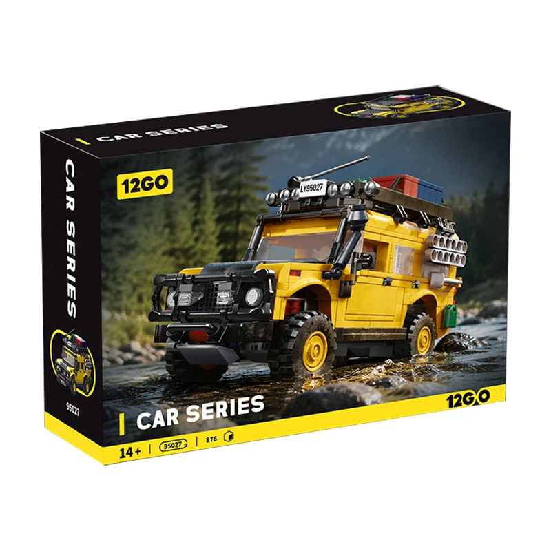 IN STOCK 95027 MOC Technical Off-road Vehicle Building Blocks Model Universal Trailer Bricks Assembling Toy Christmas Gift Set