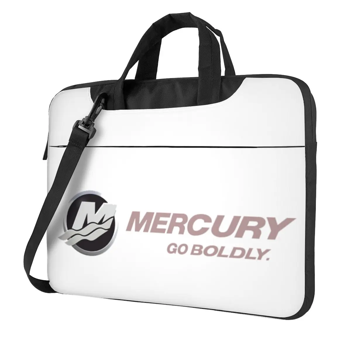 

Mercury Go Boldly Boat Crossbody Laptop Bag Case Computer Bag Resistant Protective Notebook Pouch for Macbook Pro Lenovo