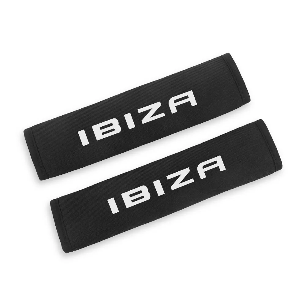 Car Seat Belt Cover Pads Auto Accessories For Seat Leon Ibiza Ateca Arona Cordoba Toledo Altea Alhambra Arosa Exeo Mii Tarraco