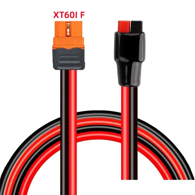 New-12AWG For Anderson To Xt60i Adapter,Xt60i To For Anderson Connector Cable For RC Battery Solar Panel And Portable Power Stat